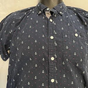 Free Planet Boys Shirt 10/12 Little Anchors